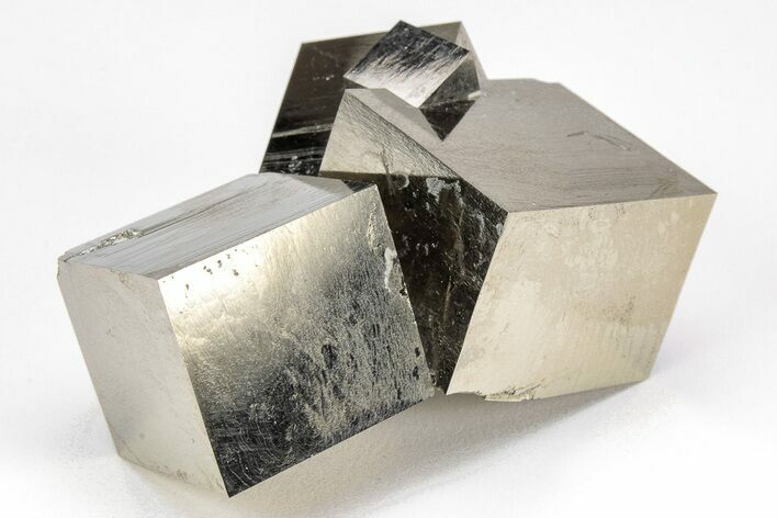 Natural Pyrite Cube Cluster - Spain #209064